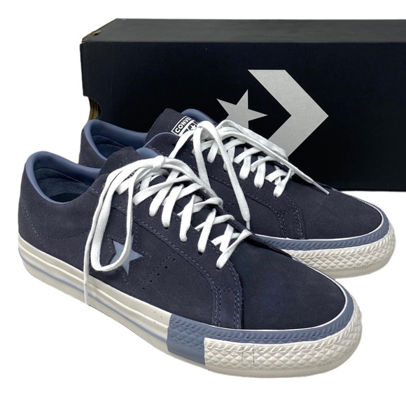 Converse One Star Pro Suede Shoes Gray For Women Low Top Casual Sneakers A07972C - Picture 1 of 9